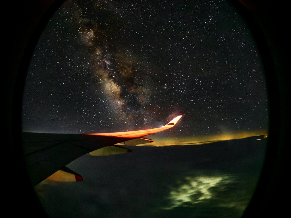 Photographing the Milky Way from 37,000 ft